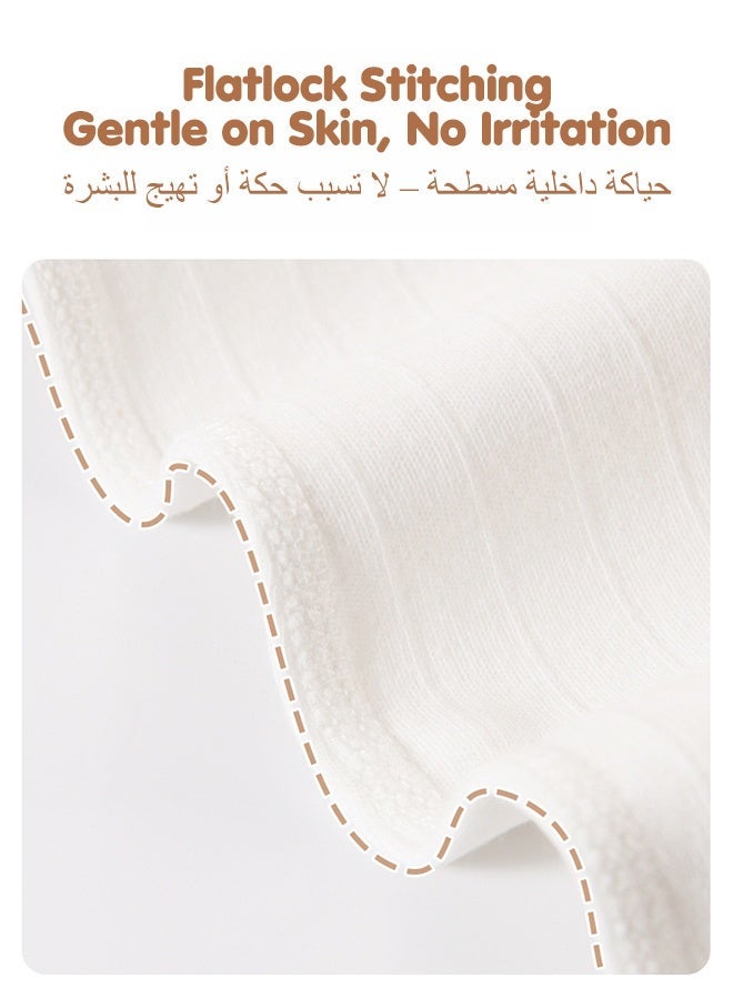 أسيف طقم هدايا حديثي الولادة مكون من 26 قطعة - صندوق هدايا ملابس وإكسسوارات حديثي الولادة، مناسب للأولاد والبنات، قطن فاخرة، تغليف هدايا مثالي، مناسب لفصول الربيع والصيف والخريف والشتاء - Image 3